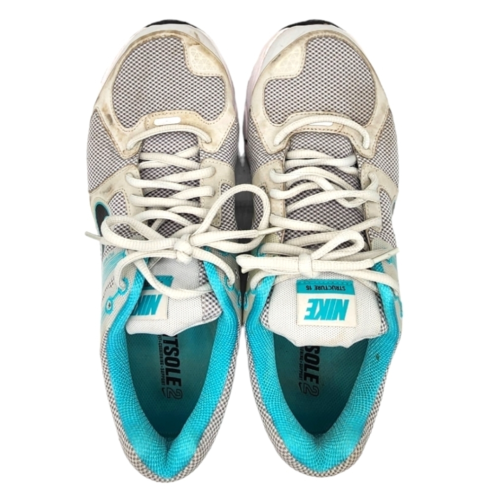 Nike Zoom Structure 15 Size 10.5 Blue Grey - Picture 4 of 6